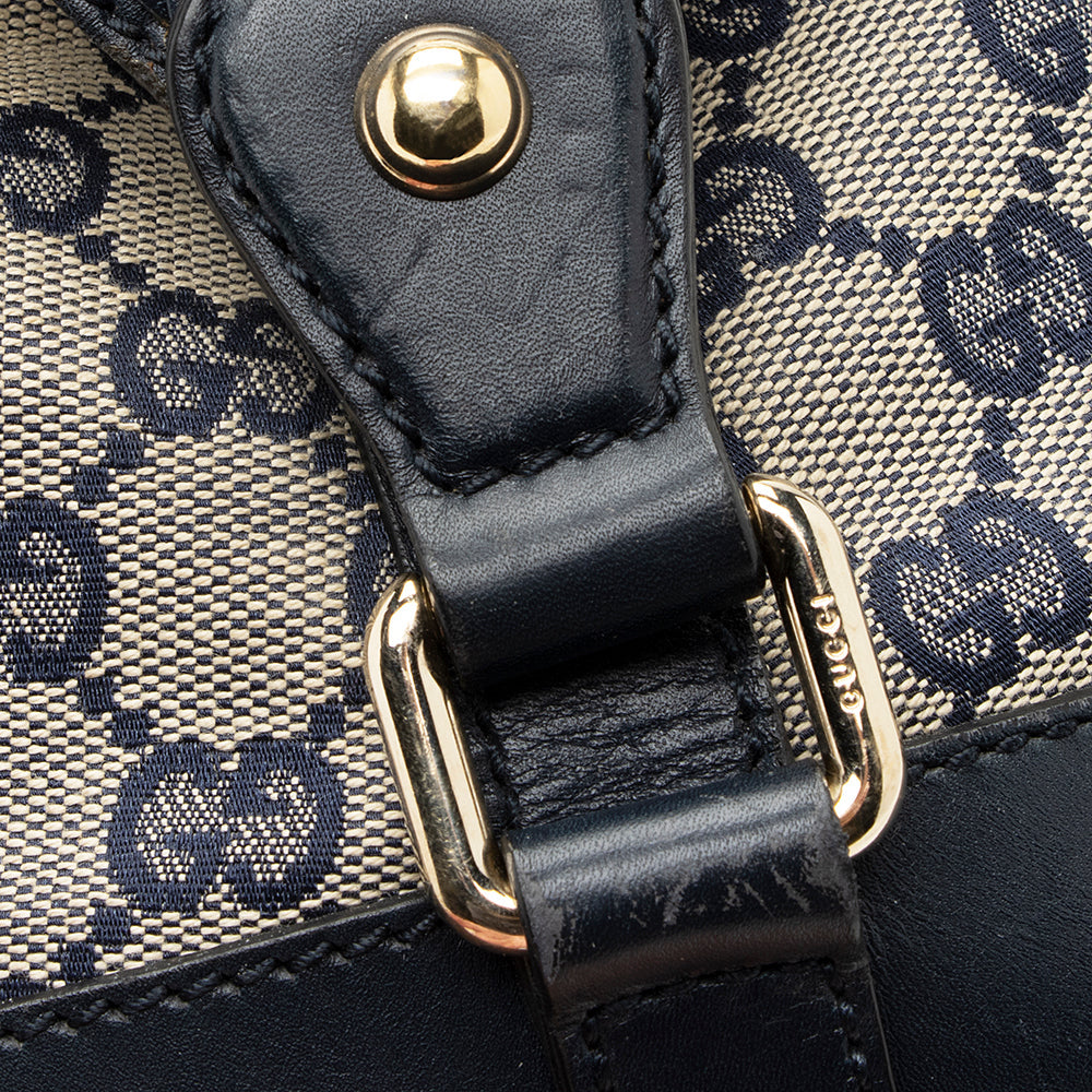 Gucci GG Canvas Brick Lane Boston Bag - FINAL SALE (SHF-19740)