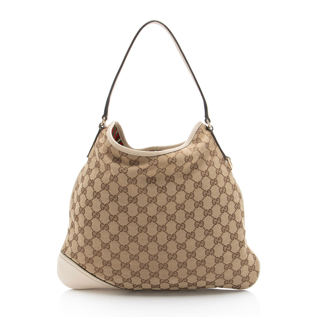 Gucci GG Canvas Britt Medium Hobo
