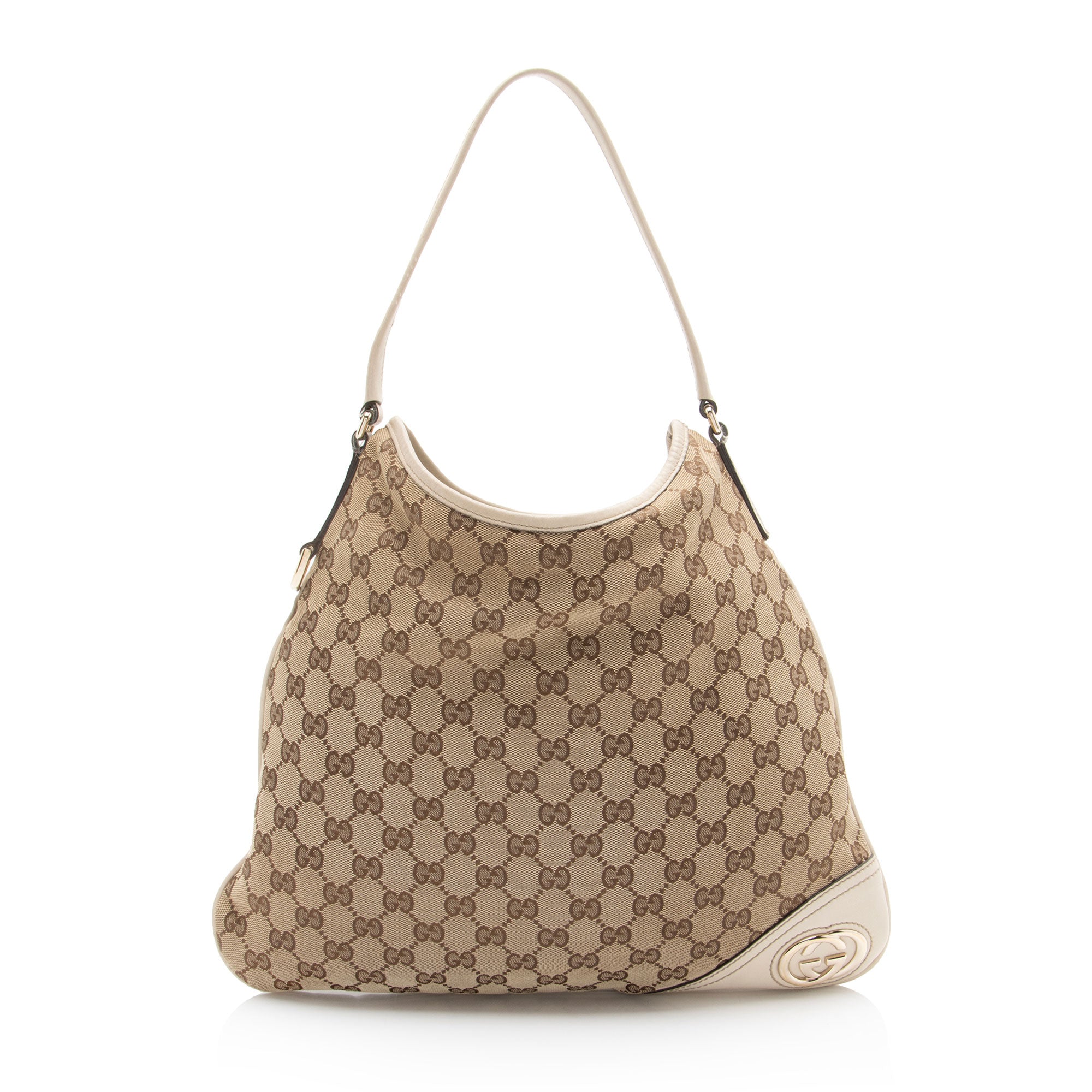 Gucci GG Canvas Britt Medium Hobo