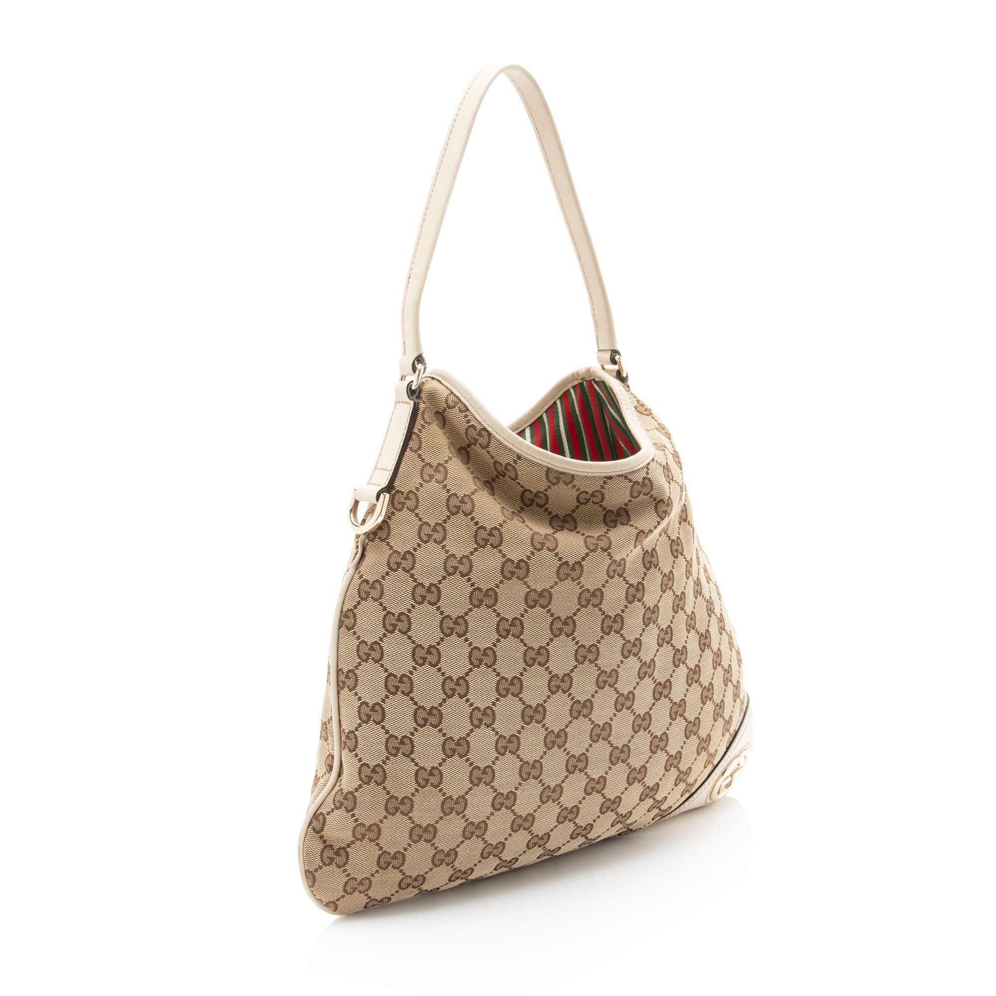 Gucci GG Canvas Britt Medium Hobo