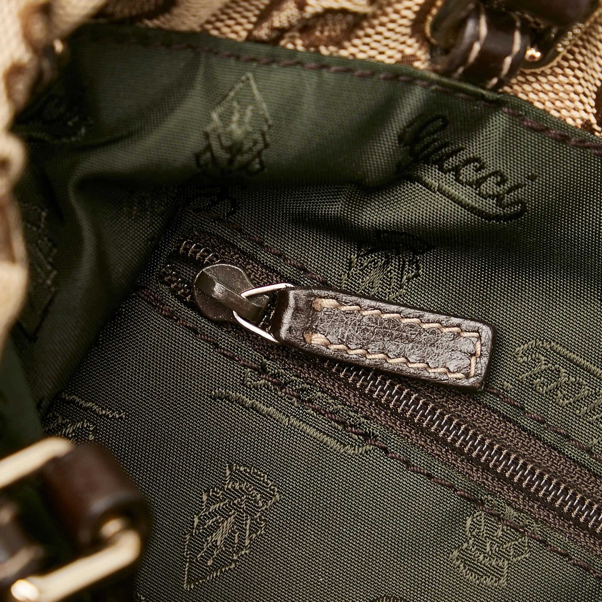 Gucci GG Canvas Crest Handbag (SHG-25768)