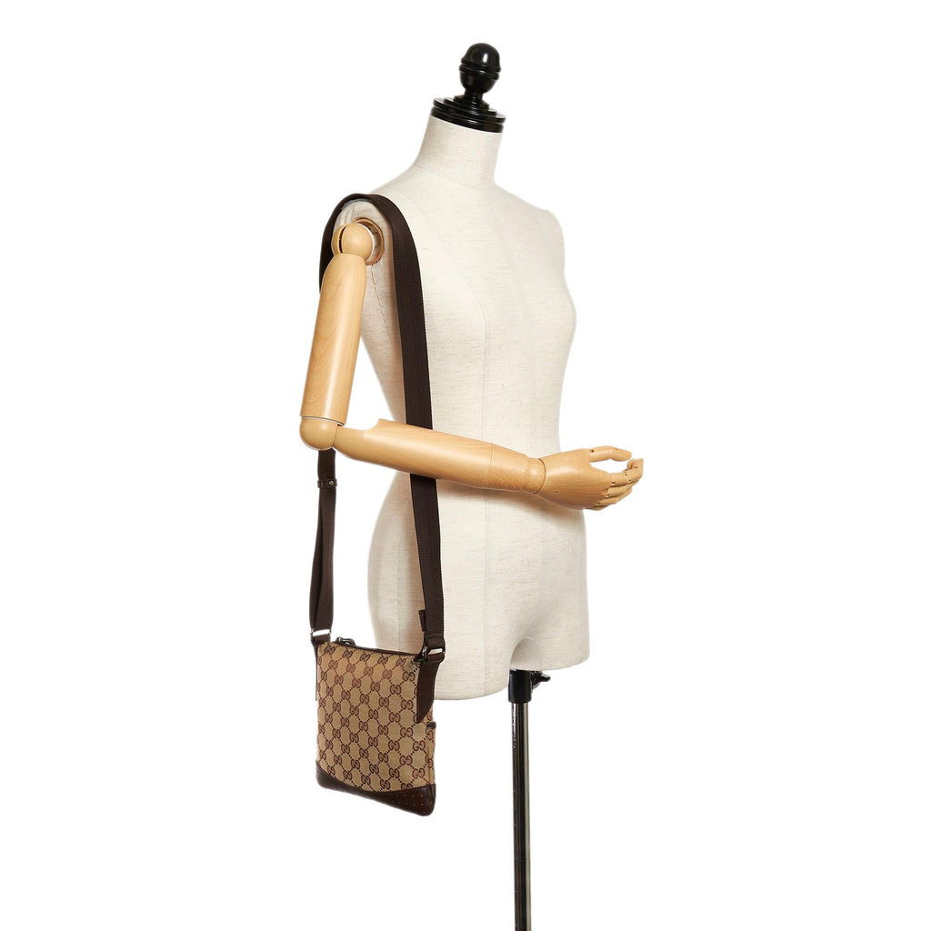 Gucci GG Canvas Crossbody Bag (SHG-28553)