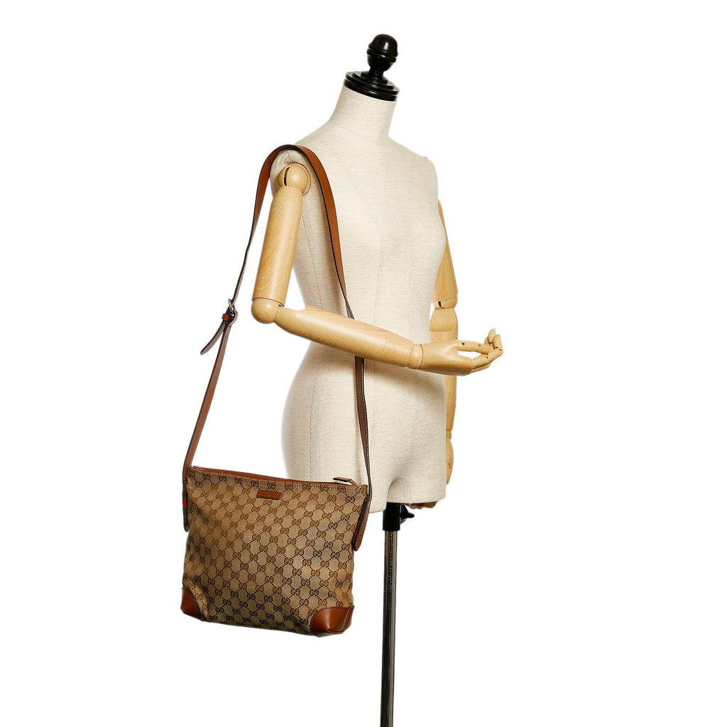 Gucci GG Canvas Crossbody Bag (SHG-32257)