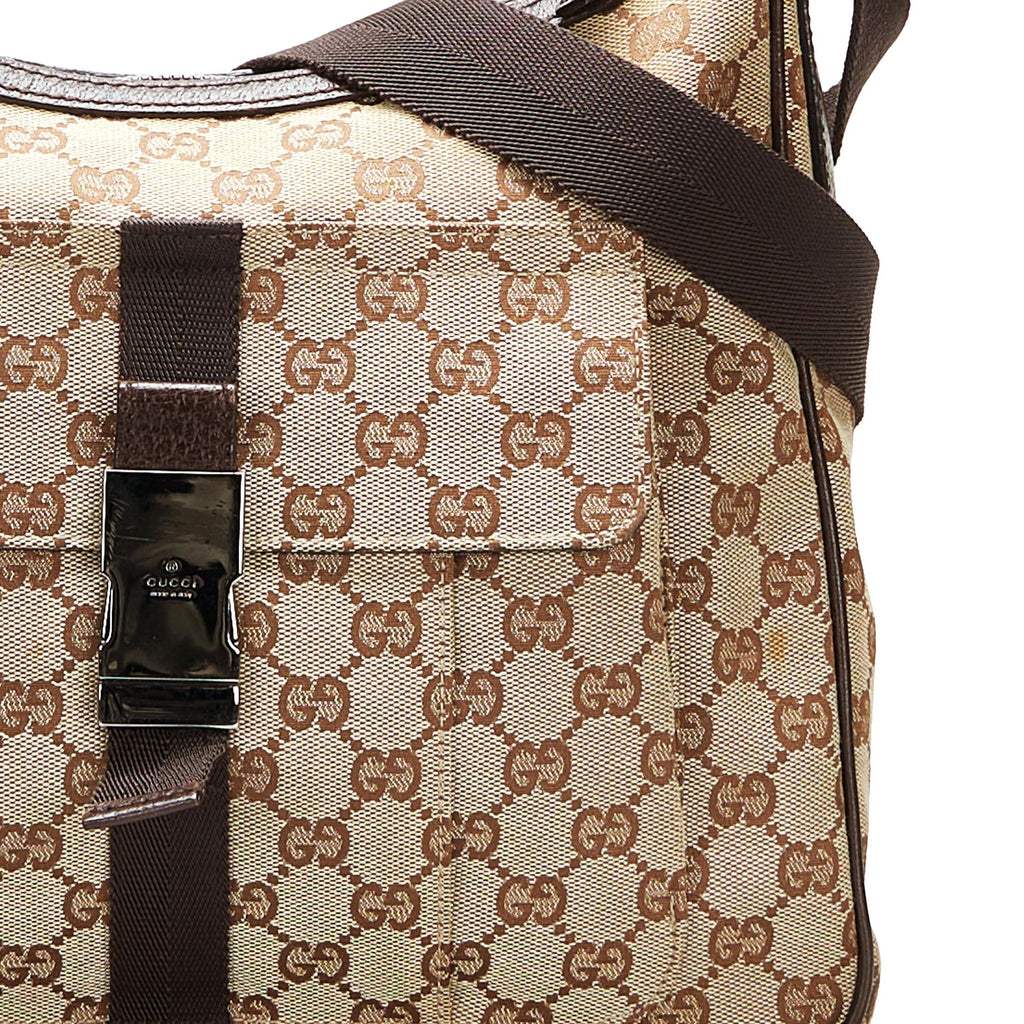 Gucci GG Canvas Crossbody (SHG-37941)