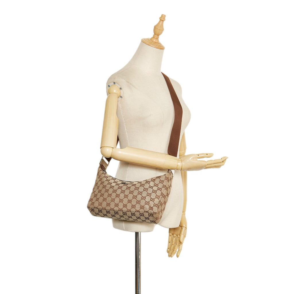 Gucci GG Canvas Crossbody (SHG-ewEN2M)