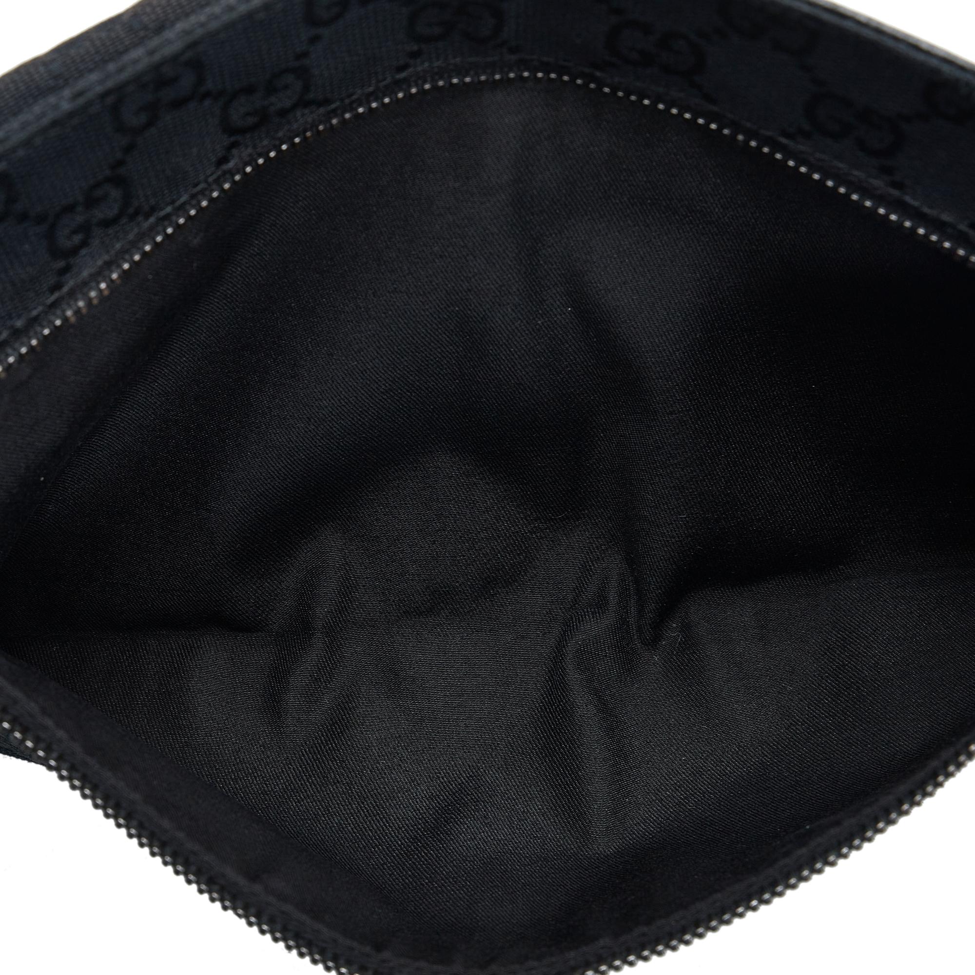 Gucci GG Canvas Double Pocket Belt Bag (SHG-jTXA2O)