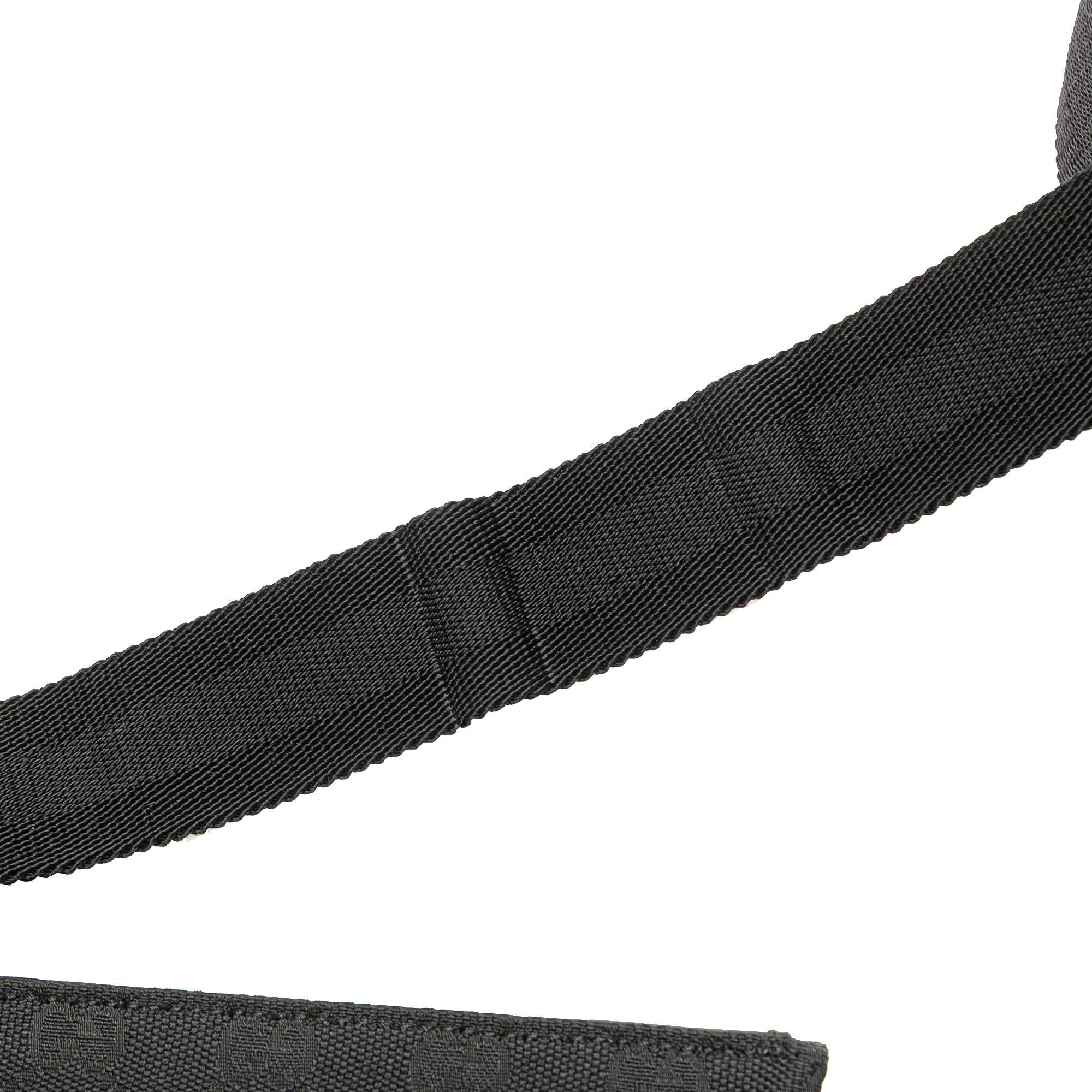 Gucci GG Canvas Double Pocket Belt Bag