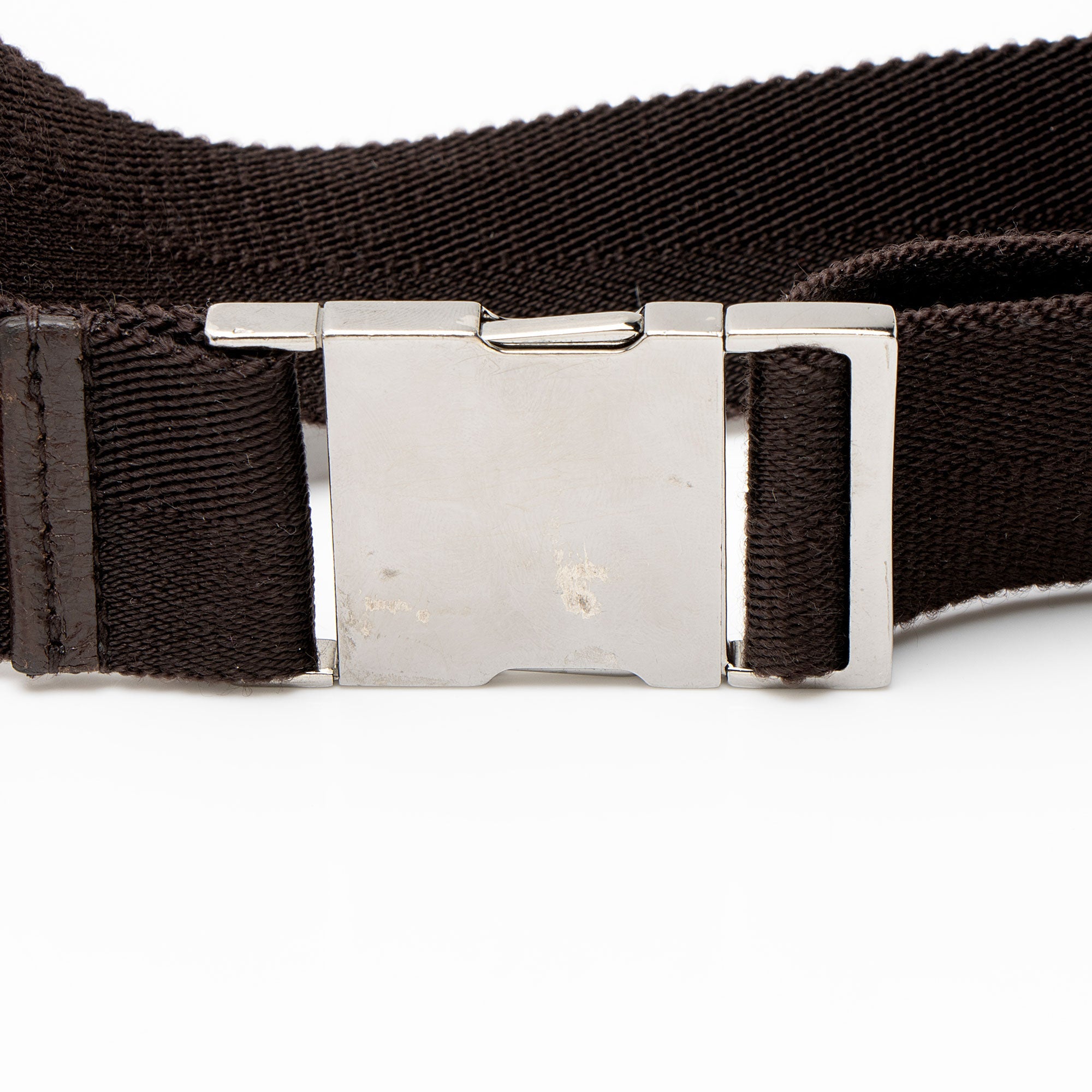 Gucci GG Canvas Double Pocket Belt Bag