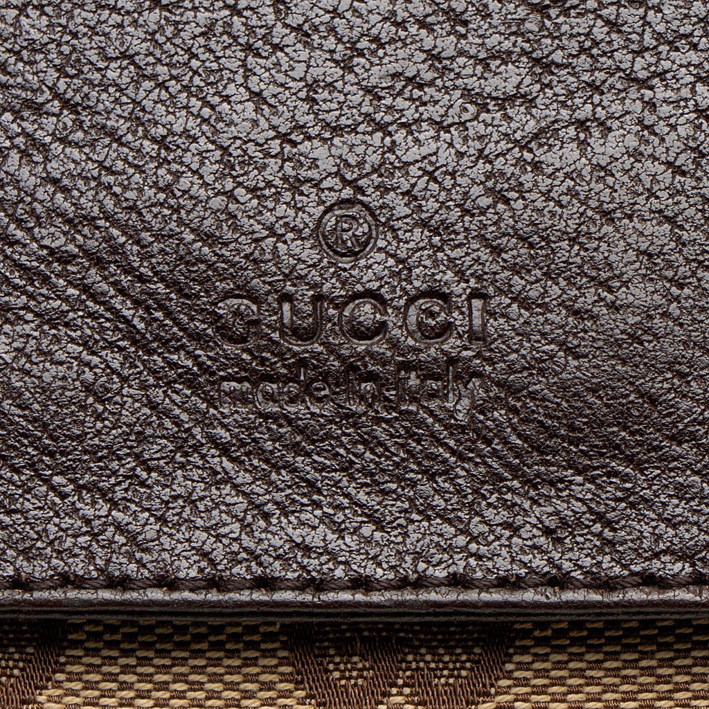 Gucci GG Canvas Double Pocket Belt Bag