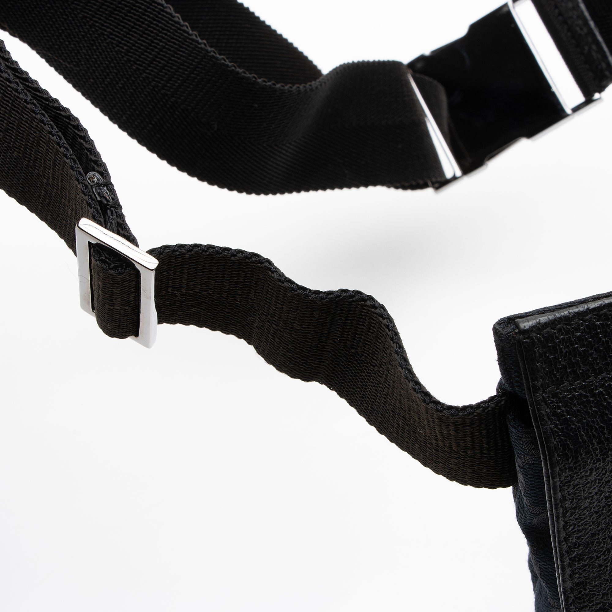 Gucci GG Canvas Double Pocket Belt Bag