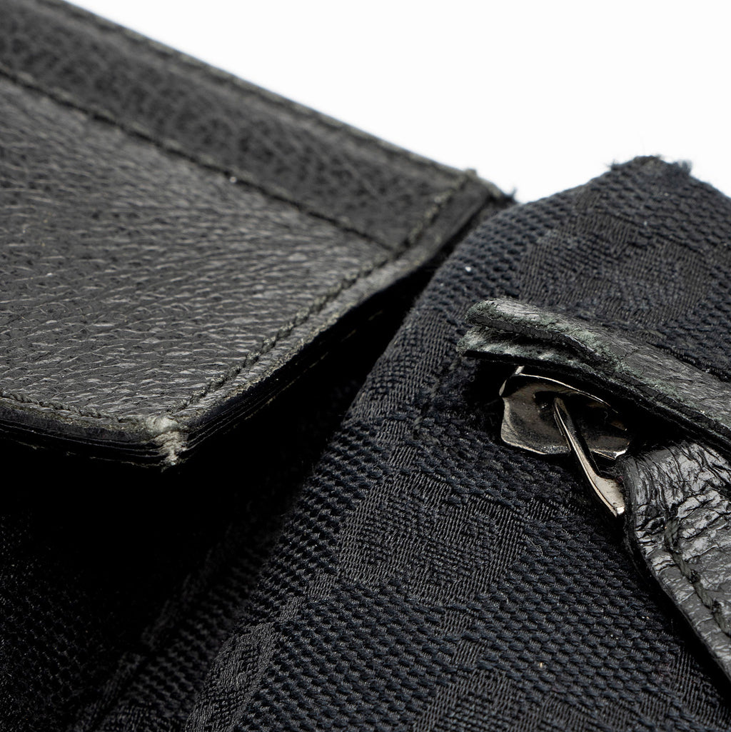 Gucci GG Canvas Double Pocket Belt Bag