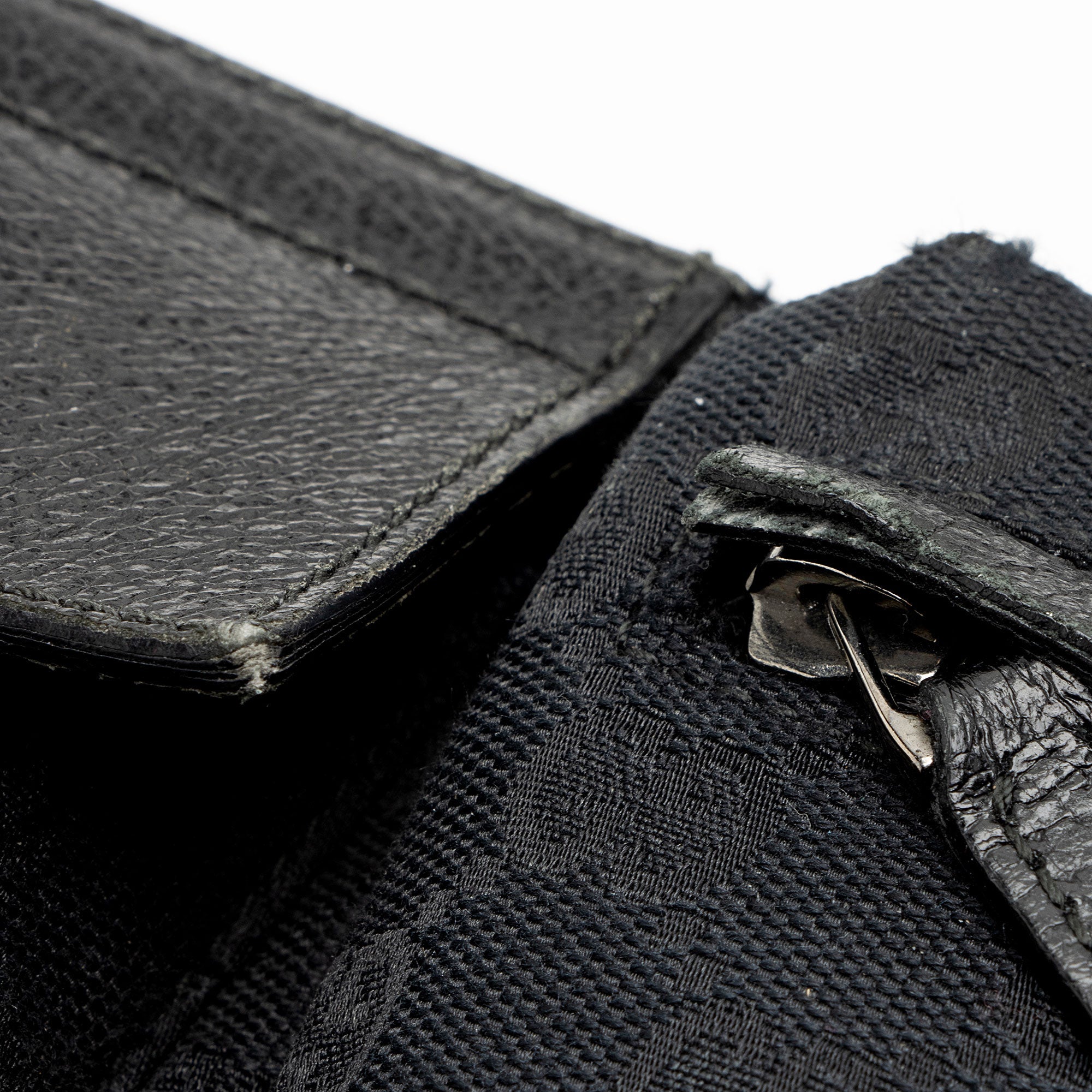 Gucci GG Canvas Double Pocket Belt Bag