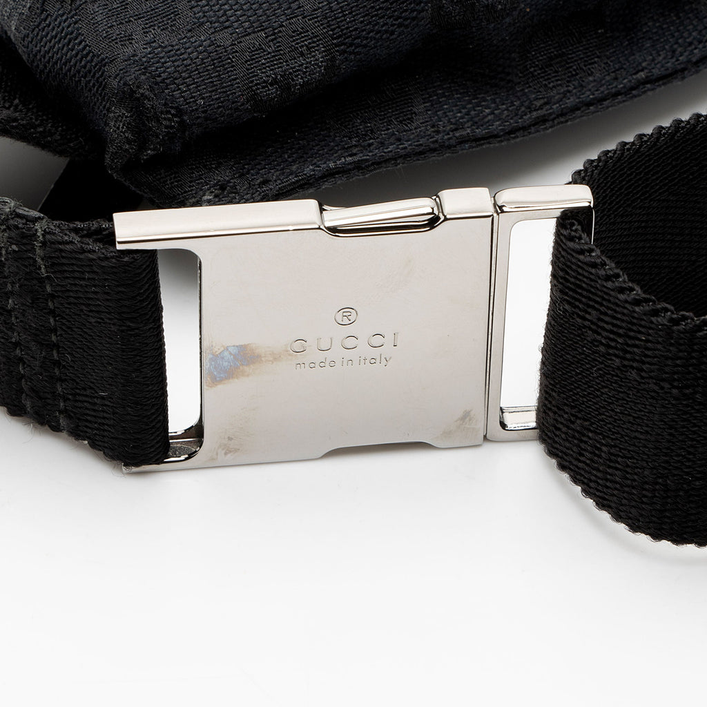 Gucci GG Canvas Double Pocket Belt Bag