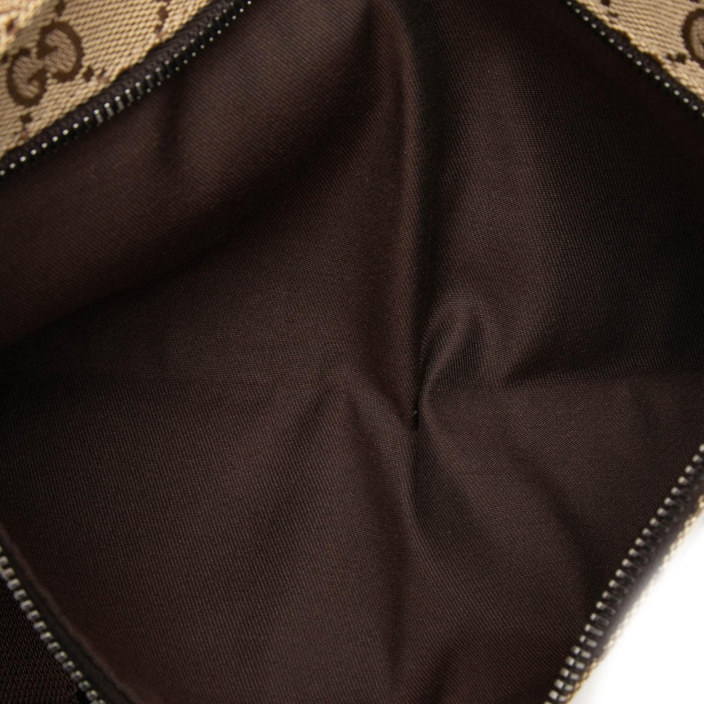 Gucci GG Canvas Double Pocket Belt Bag