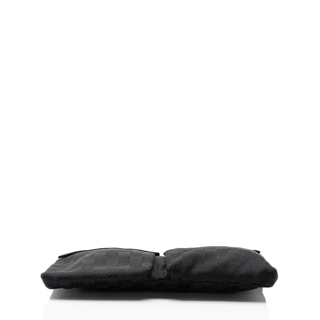 Gucci GG Canvas Double Pocket Belt Bag