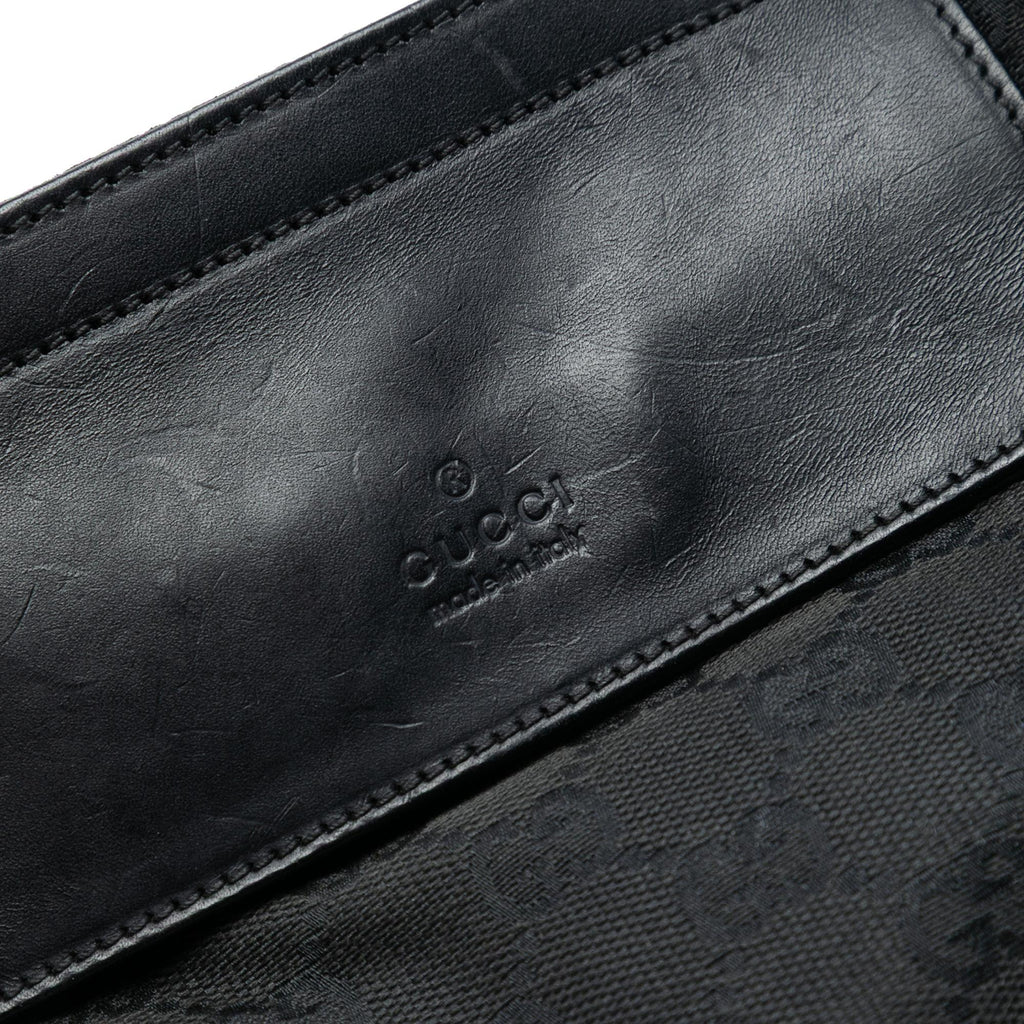 Gucci GG Canvas Double Pocket Belt Bag