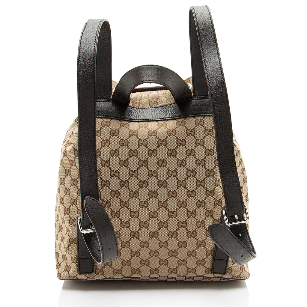 Gucci GG Canvas Drawstring Backpack