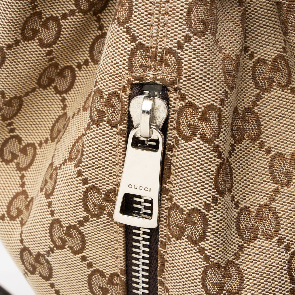 Gucci GG Canvas Drawstring Backpack