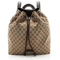 Gucci GG Canvas Drawstring Backpack