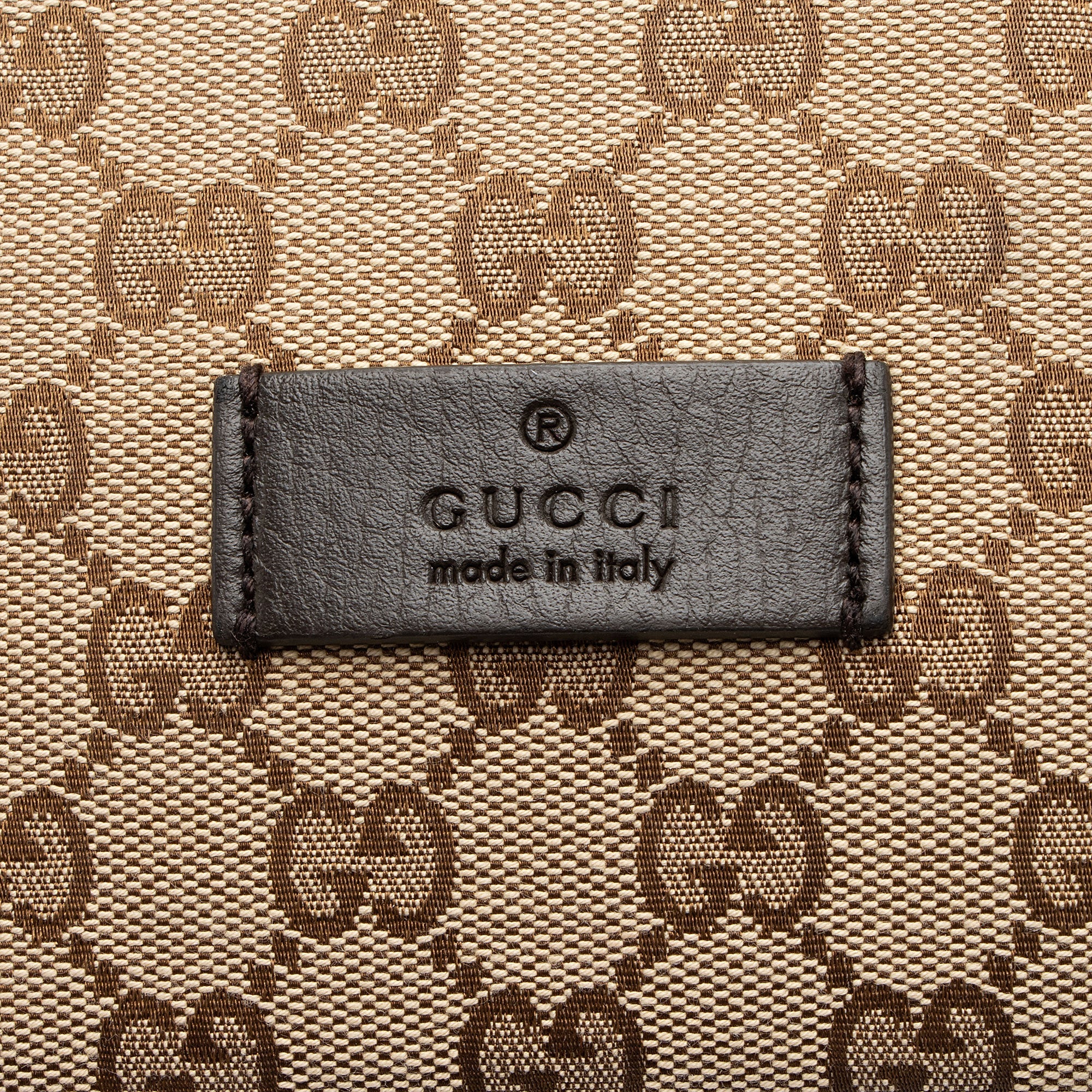 Gucci GG Canvas Drawstring Backpack