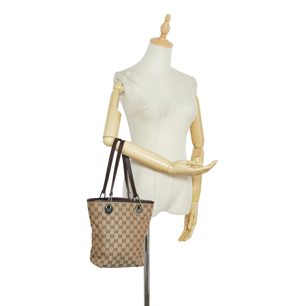 Gucci GG Canvas Eclipse Tote Bag (SHG-hRWN1o)