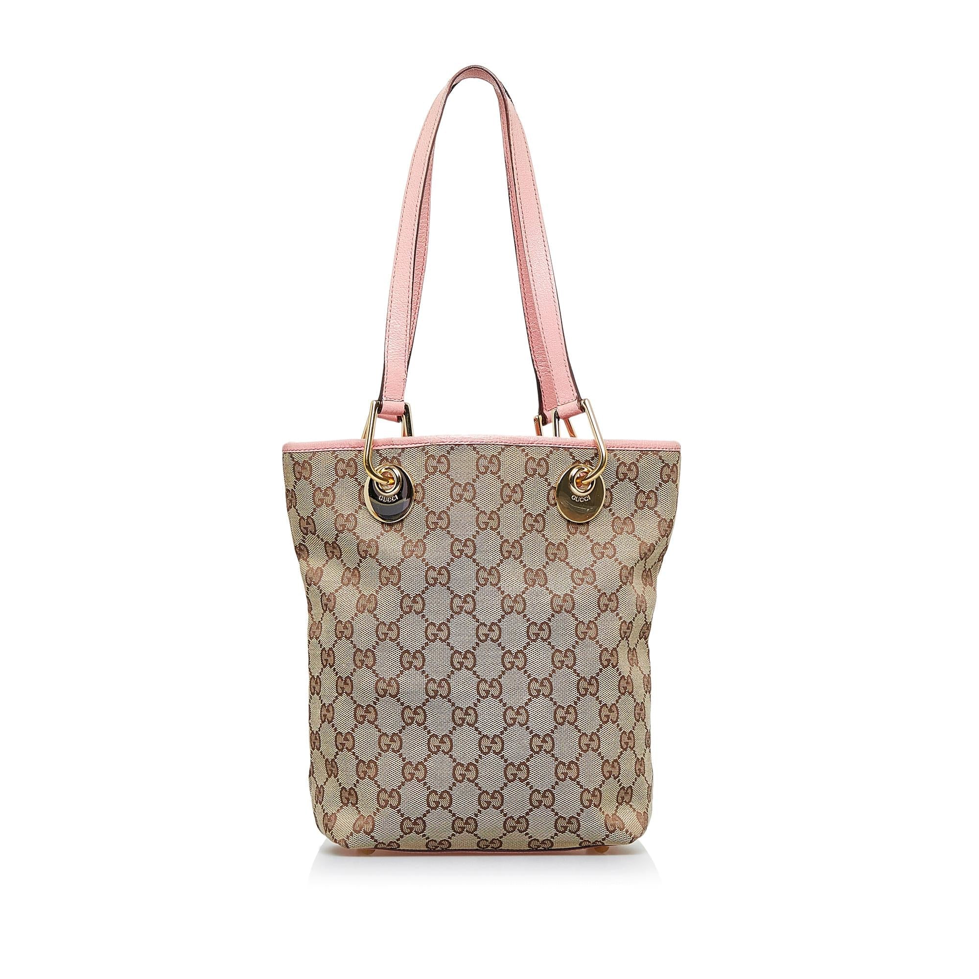 Gucci GG Canvas Eclipse Tote (SHG-Yam187)