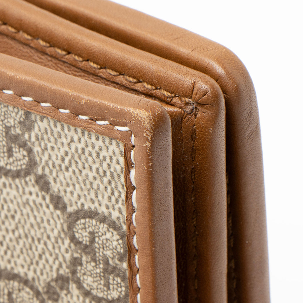 Gucci GG Canvas Emblem Bifold Wallet
