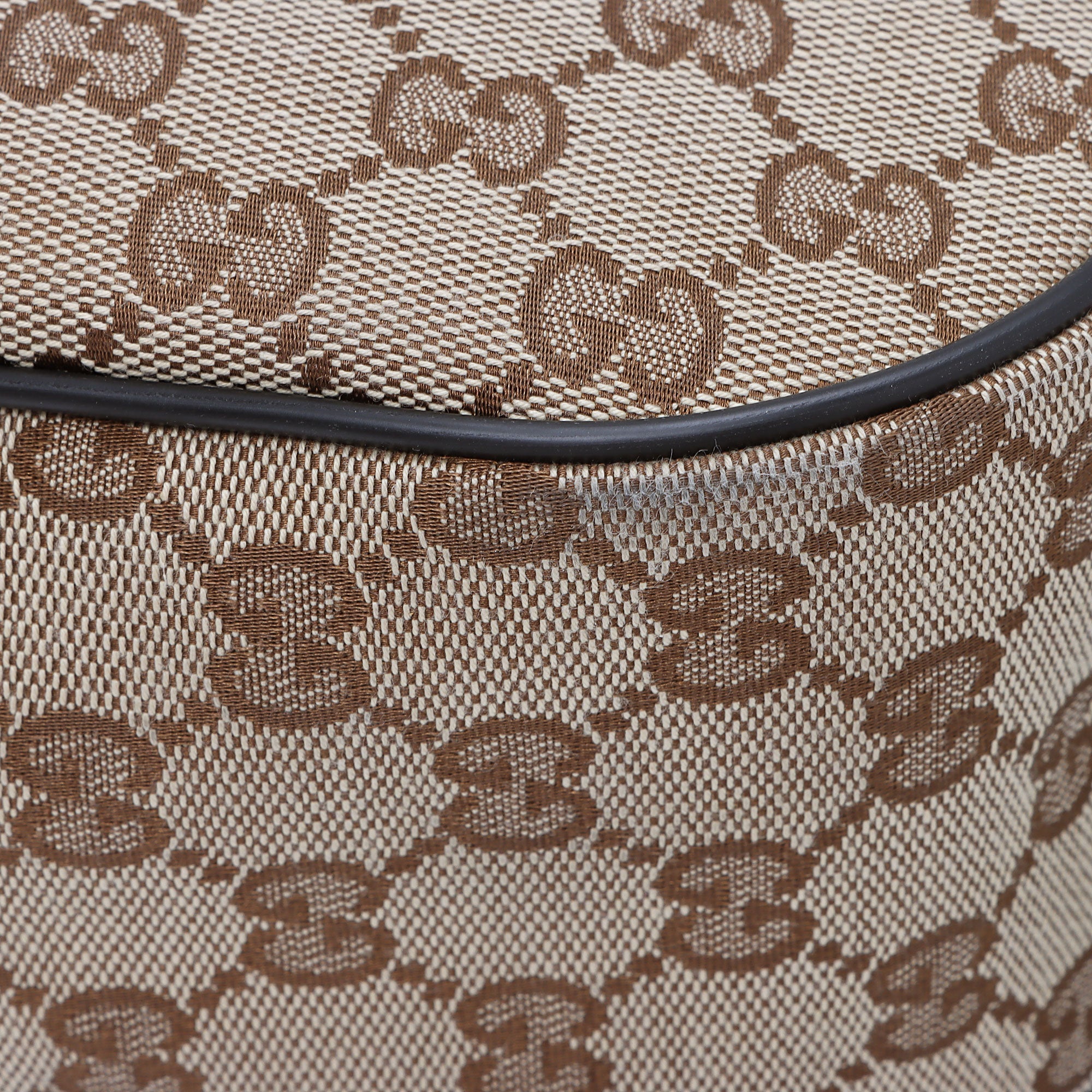 Gucci GG Canvas Flap Messenger Bag (SHF-1QqxVk)