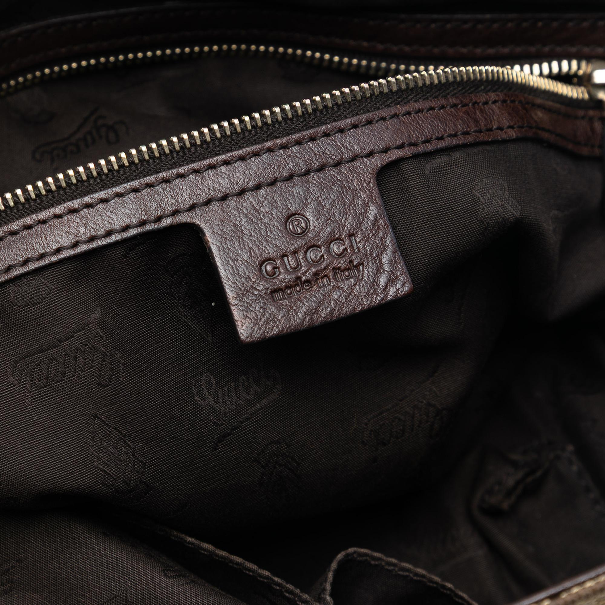 Gucci GG Canvas GG Charm Tote
