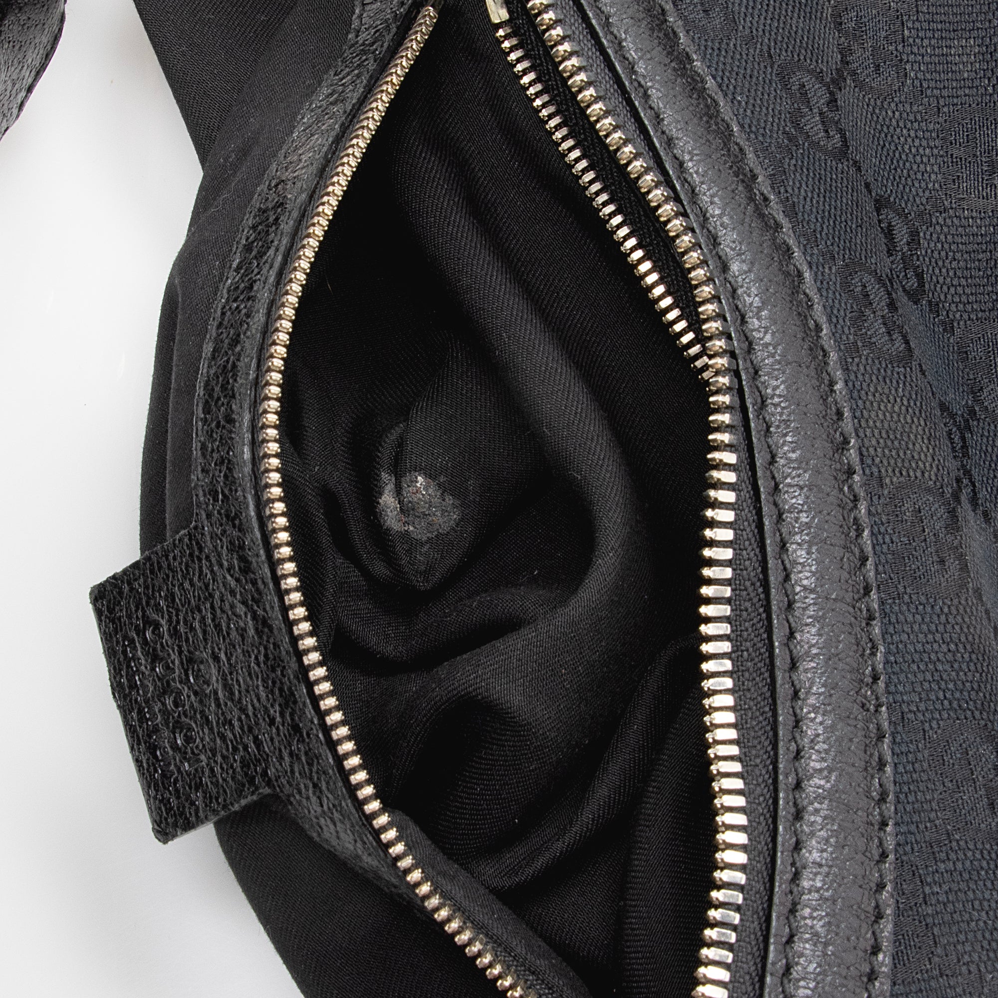 Gucci GG Canvas Bamboo Half Moon Medium Hobo (SHF-22952)