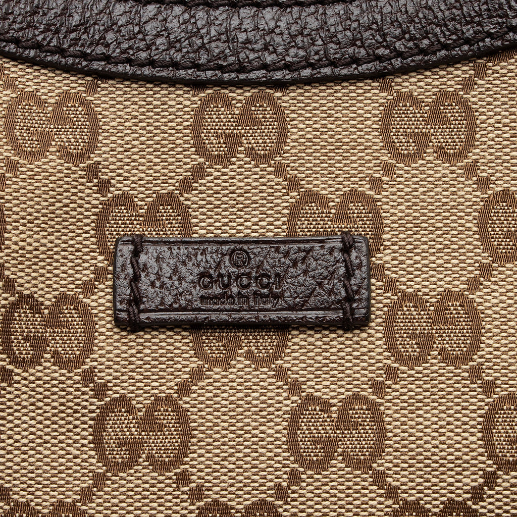 Gucci GG Canvas Half Moon Medium Messenger (SHF-wdpRGn)