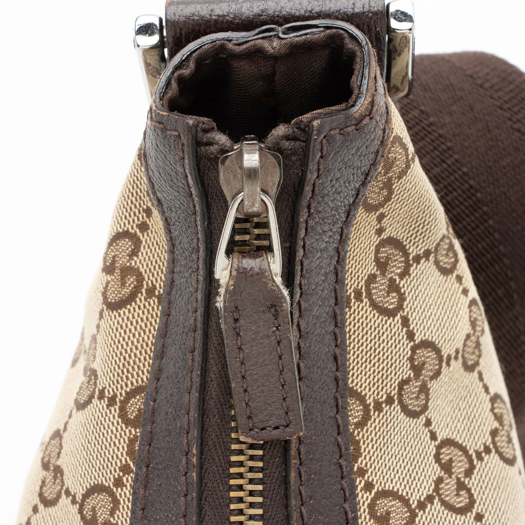 Gucci GG Canvas Half Moon Medium Messenger