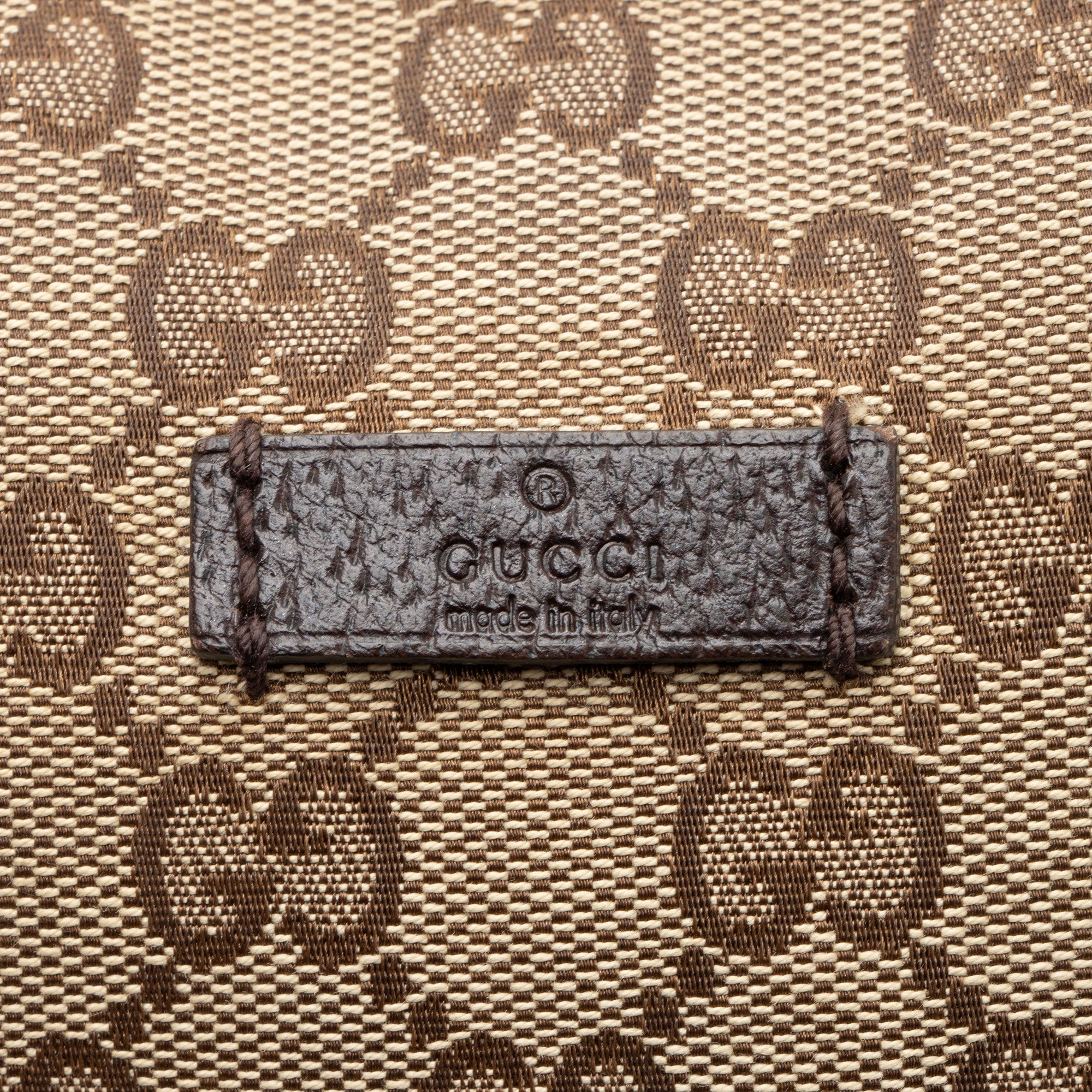 Gucci GG Canvas Half Moon Medium Messenger