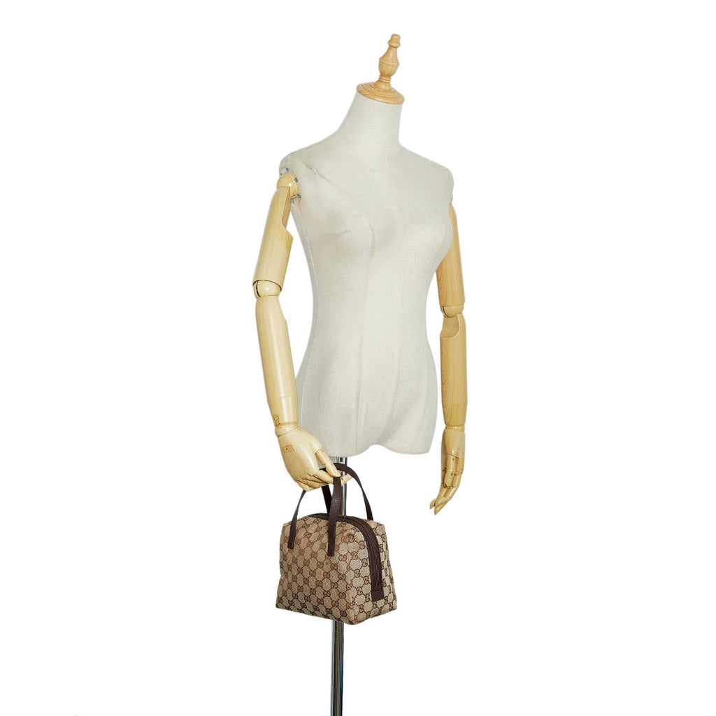 Gucci GG Canvas Handbag (SHG-Z1b374)
