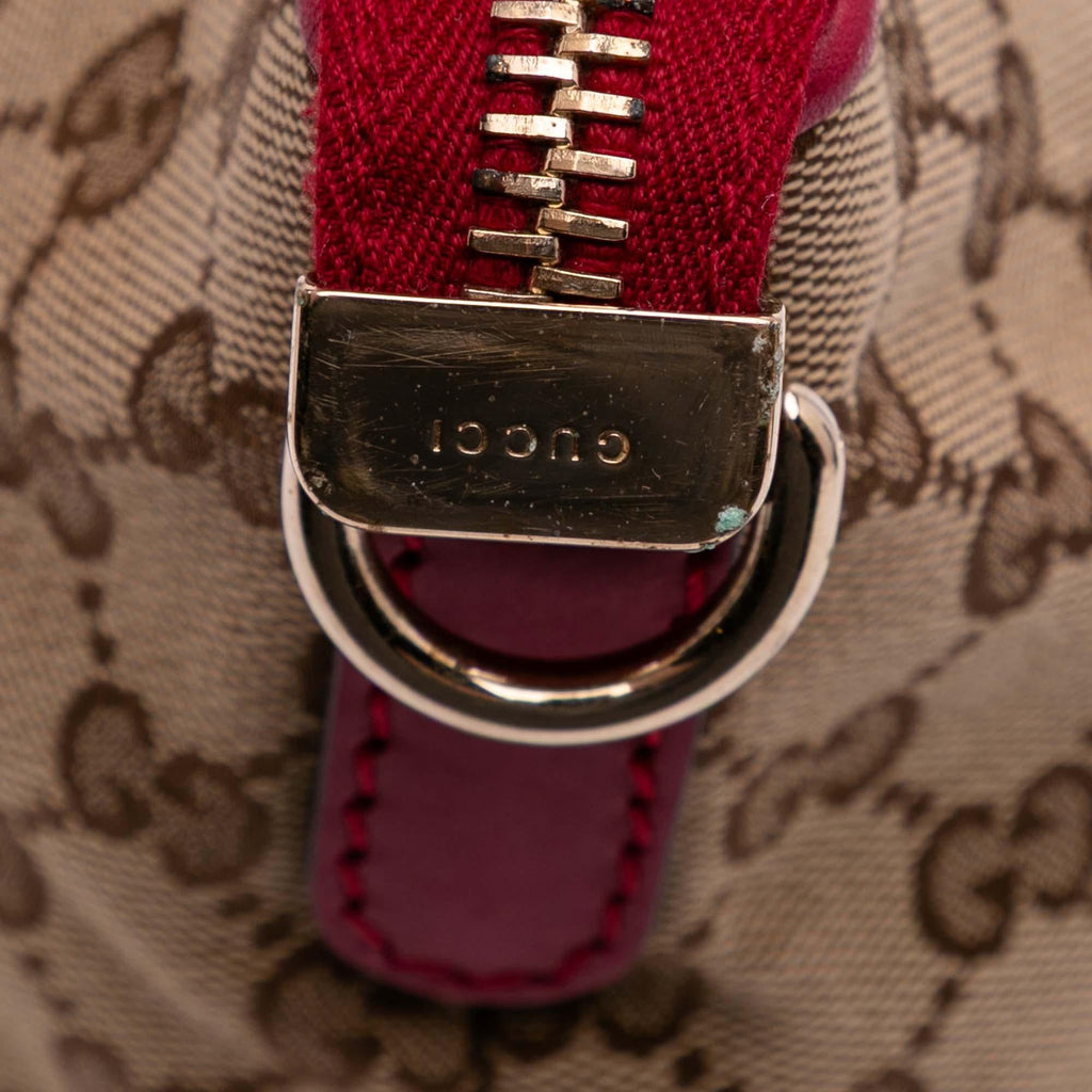 Gucci GG Canvas Heart Bit Satchel
