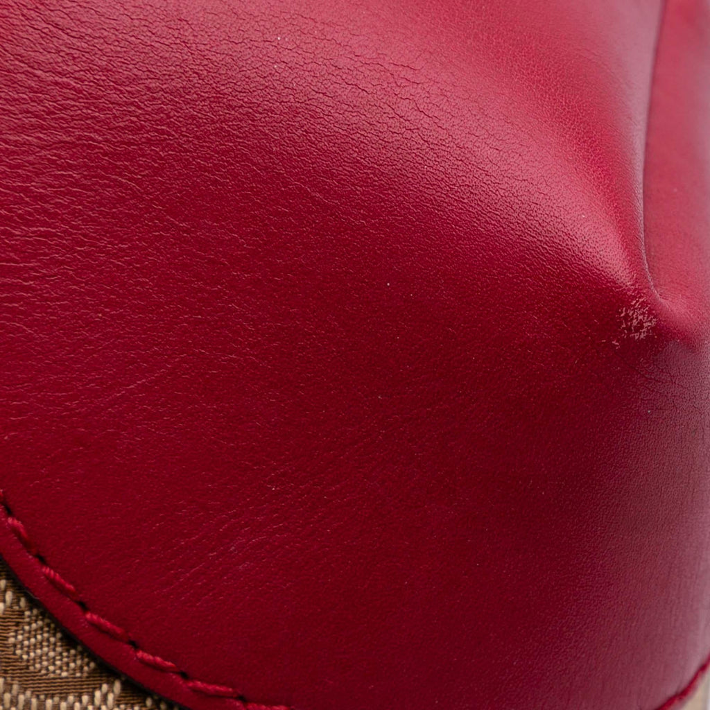 Gucci GG Canvas Heart Bit Satchel
