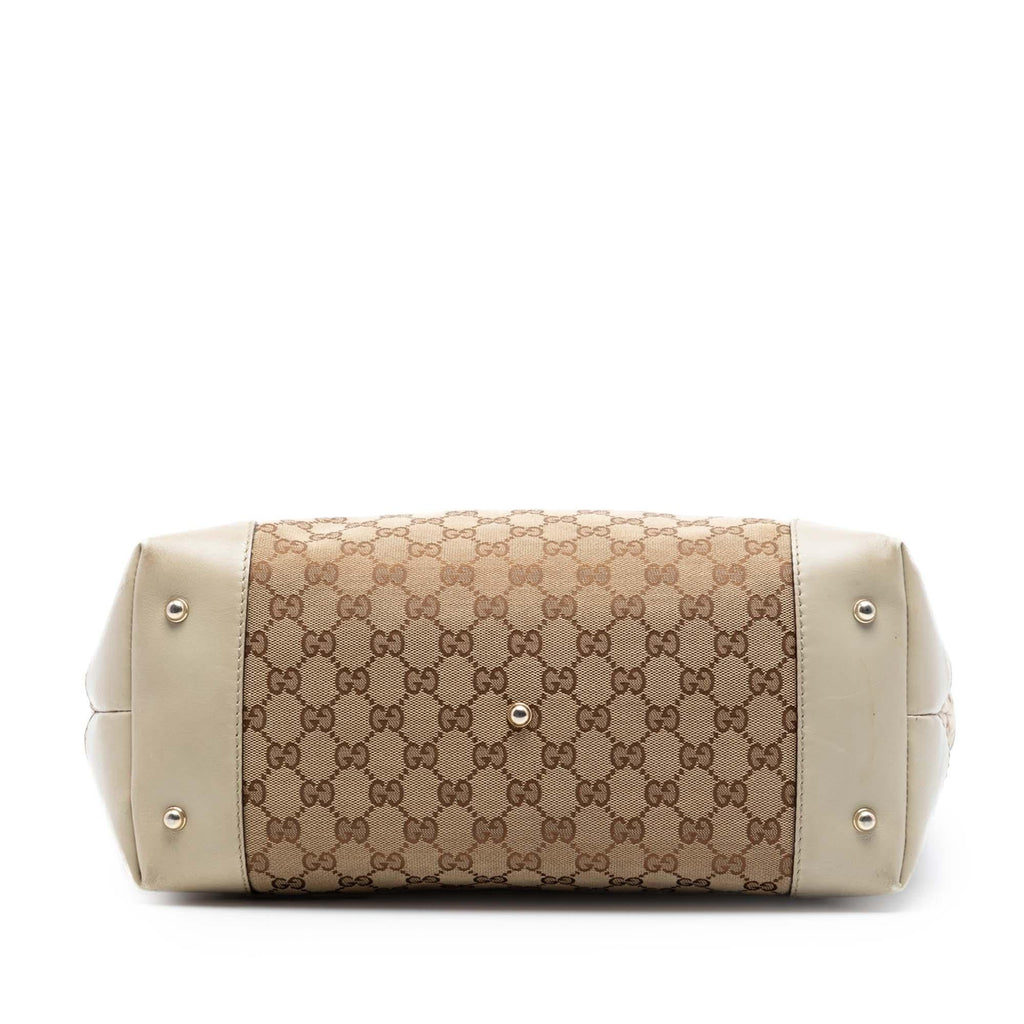 Gucci GG Canvas Heart Bit Tote