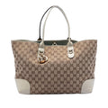 Gucci GG Canvas Heart Bit Tote