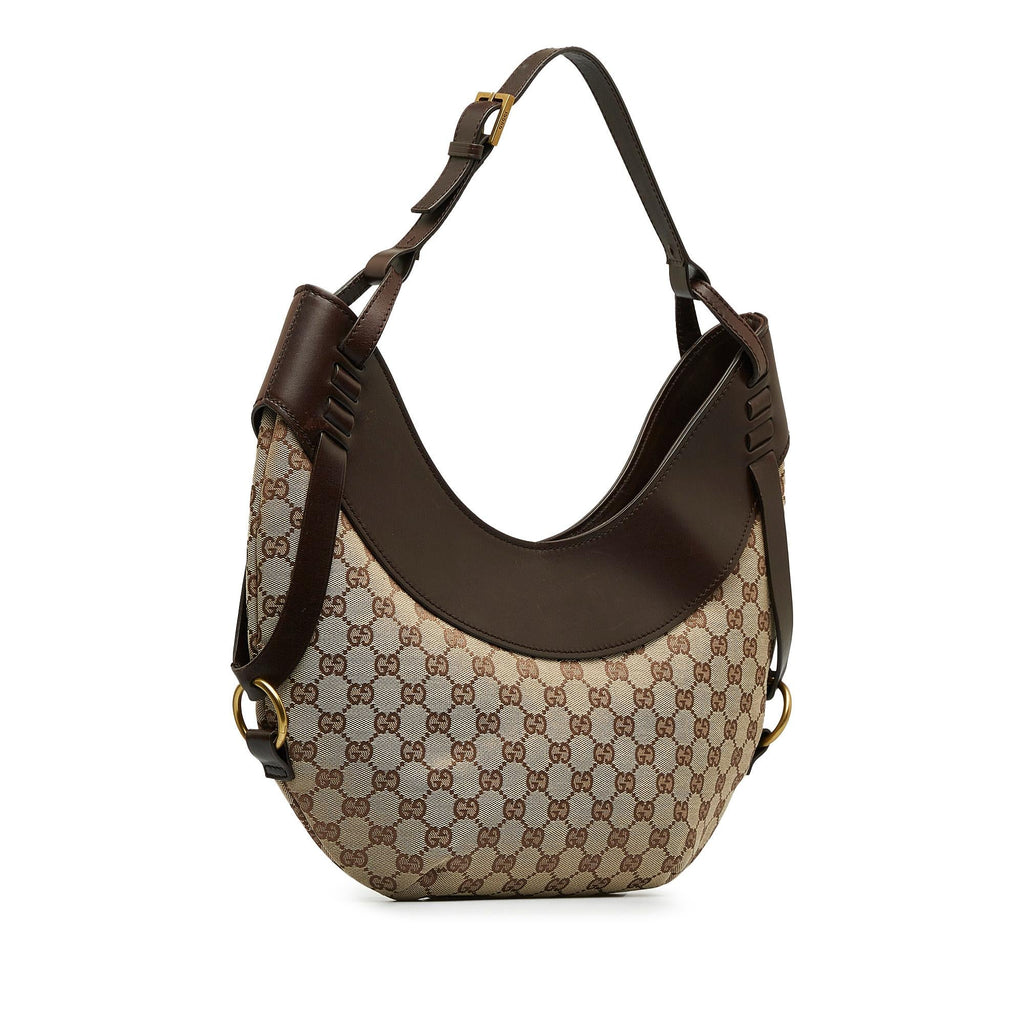 Gucci GG Canvas Hobo Bag (SHG-A9kewN)