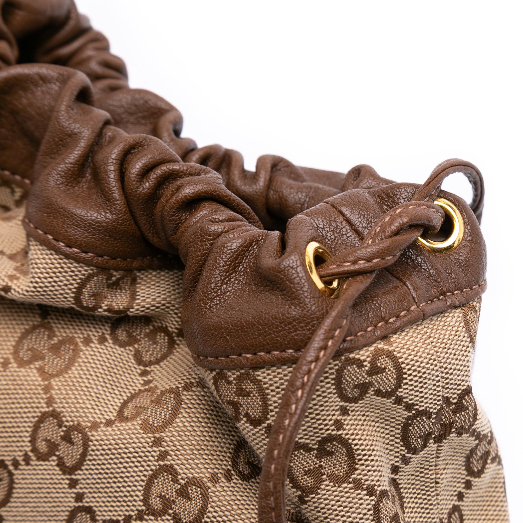 Gucci GG Canvas Horsebit 1955 Bucket Bag