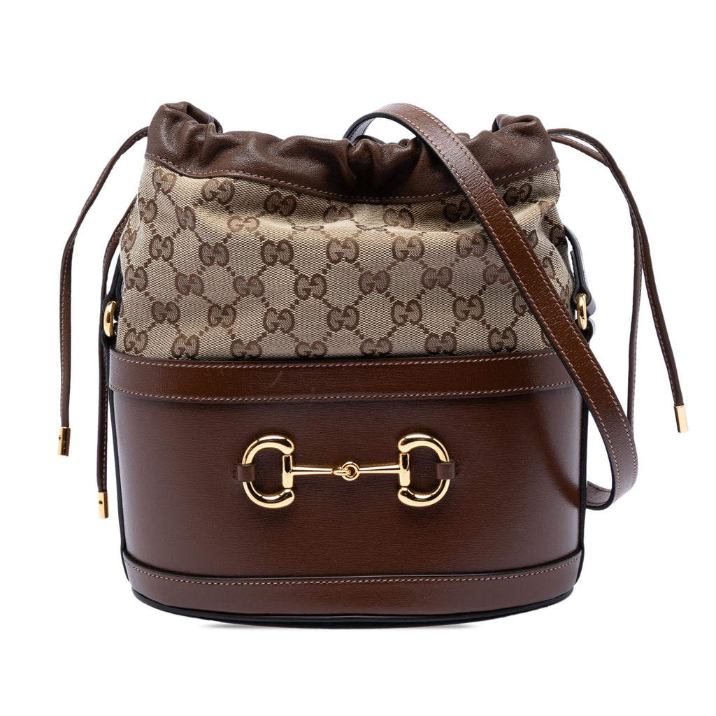 Gucci GG Canvas Horsebit 1955 Bucket Bag