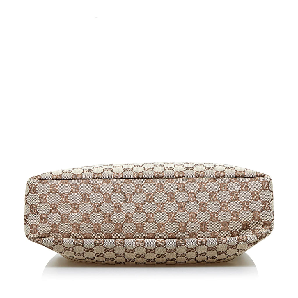 Gucci GG Canvas Horsebit Hobo (SHG-PLy3yh)
