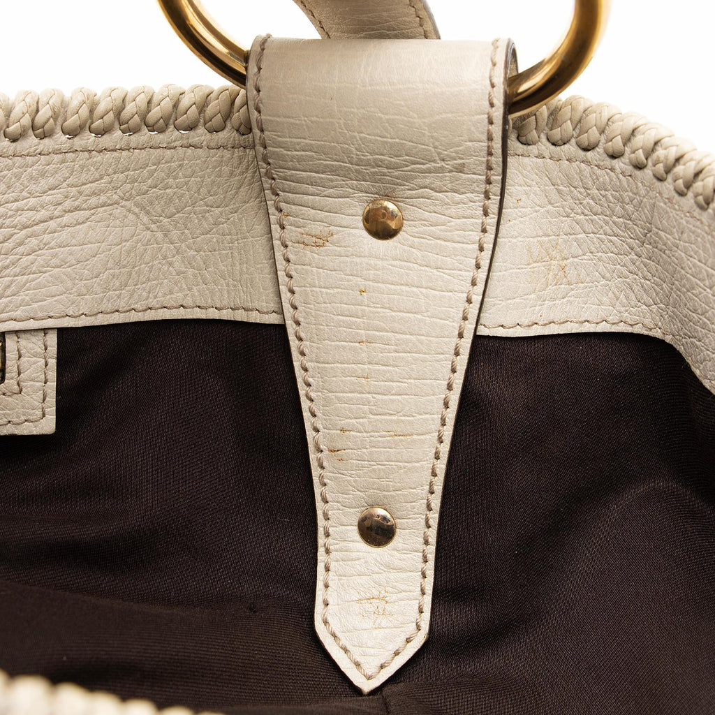Gucci GG Canvas Horsebit Large Hobo - FINAL SALE (SHF-cqgUHp)