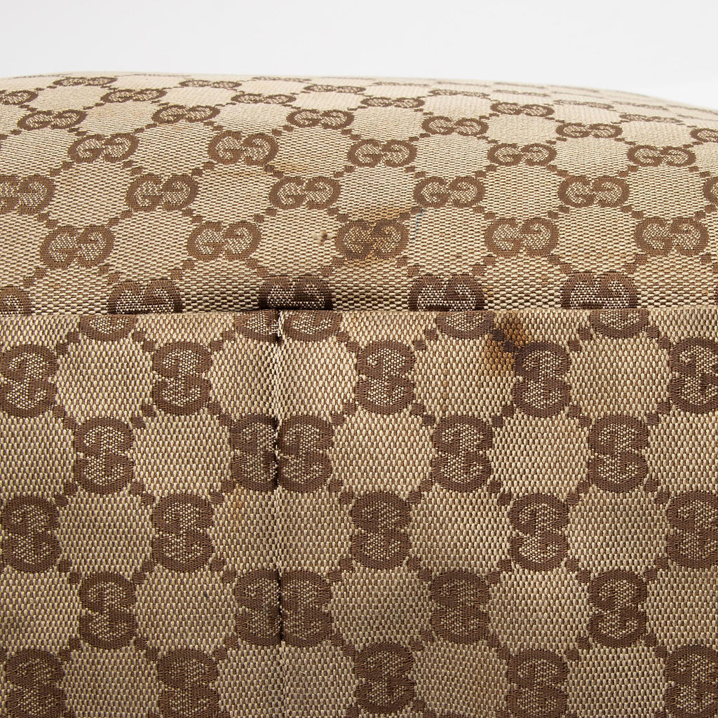 Gucci GG Canvas Horsebit Large Hobo - FINAL SALE (SHF-cqgUHp)