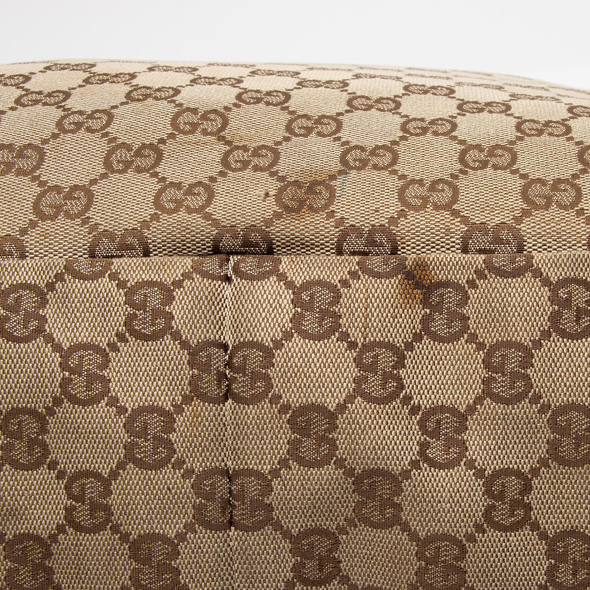 Gucci GG Canvas Horsebit Large Hobo - FINAL SALE (SHF-cqgUHp)