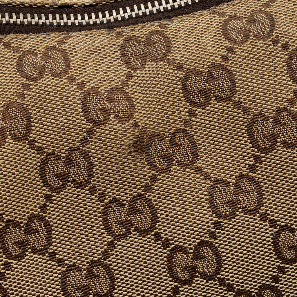 Gucci GG Canvas Horsebit Medium Hobo (SHF-V8RIx7)