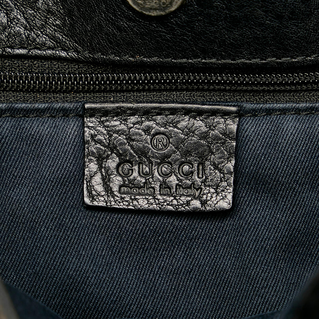 Gucci GG Canvas Horsebit Shoulder Bag (SHG-24498)