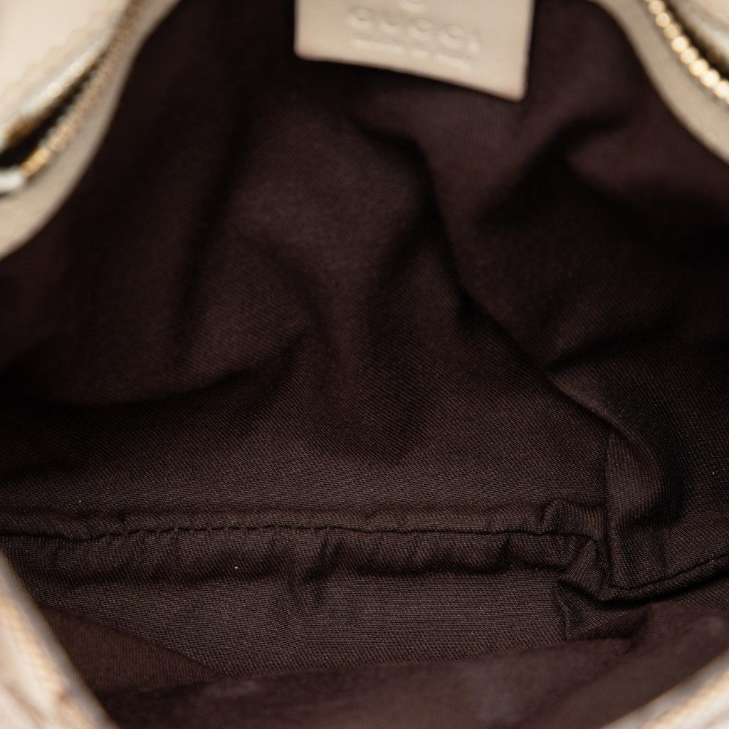 Gucci GG Canvas Horsebit Shoulder Bag
