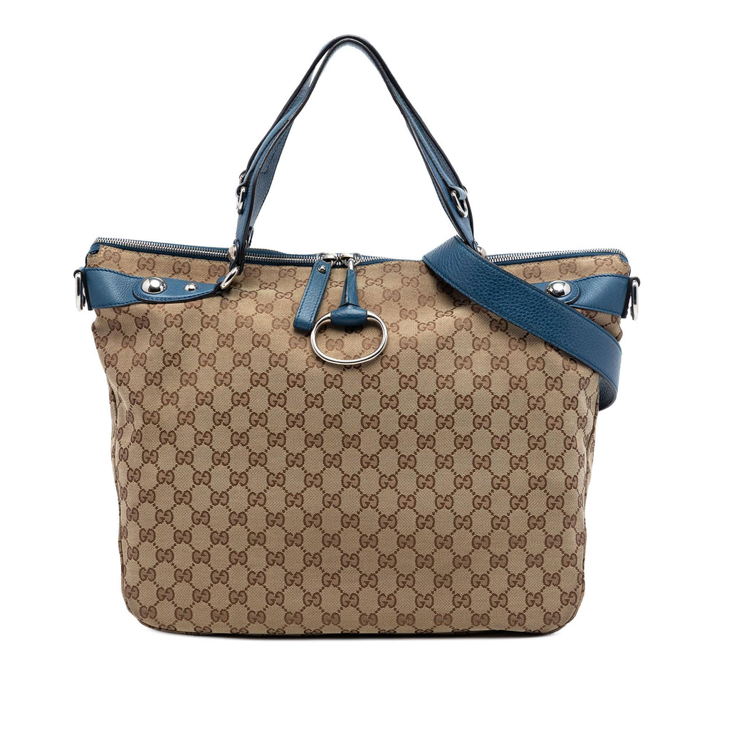 Gucci GG Canvas Icon Bit Satchel