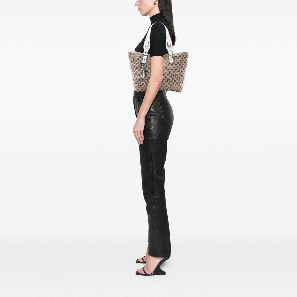 Gucci GG Canvas Icon Bit Tote